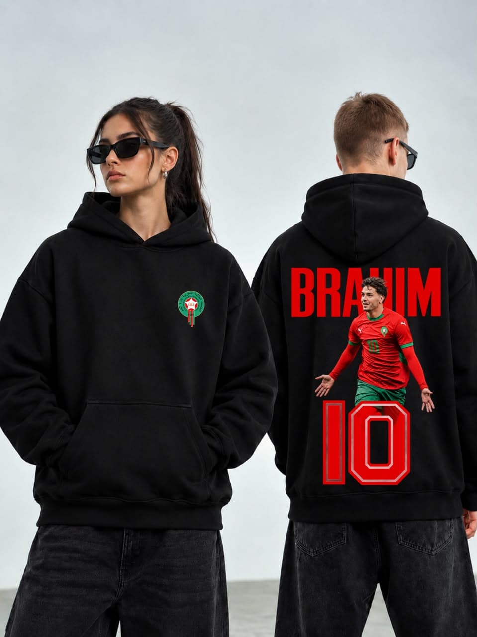 Hoodie Brahim Díaz – N°10 Maroc (Édition Spéciale)_MadeInMorocco_1