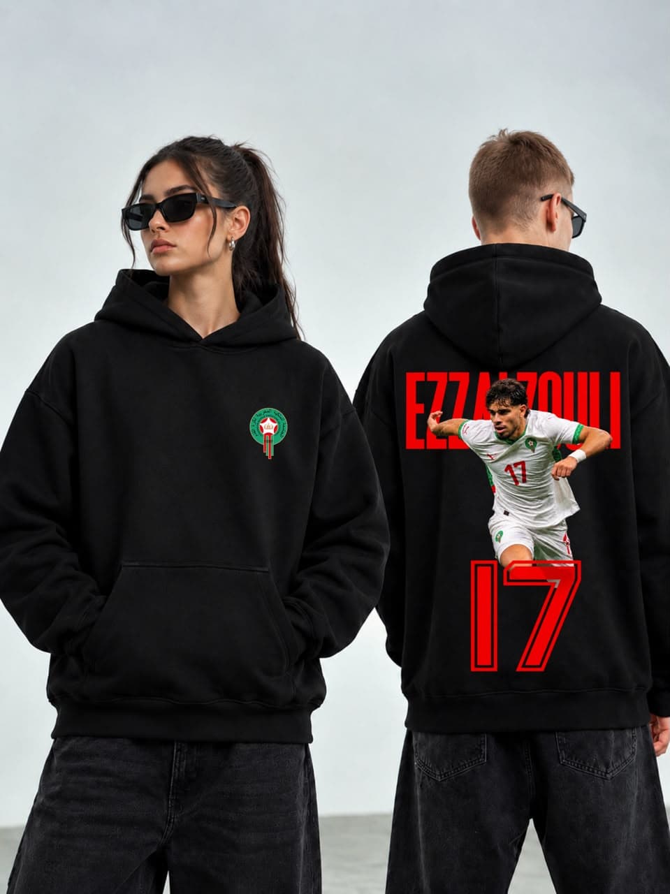 Abde Ezzalzouli #17 Morocco Hoodie (Special Edition)_MadeInMorocco_1
