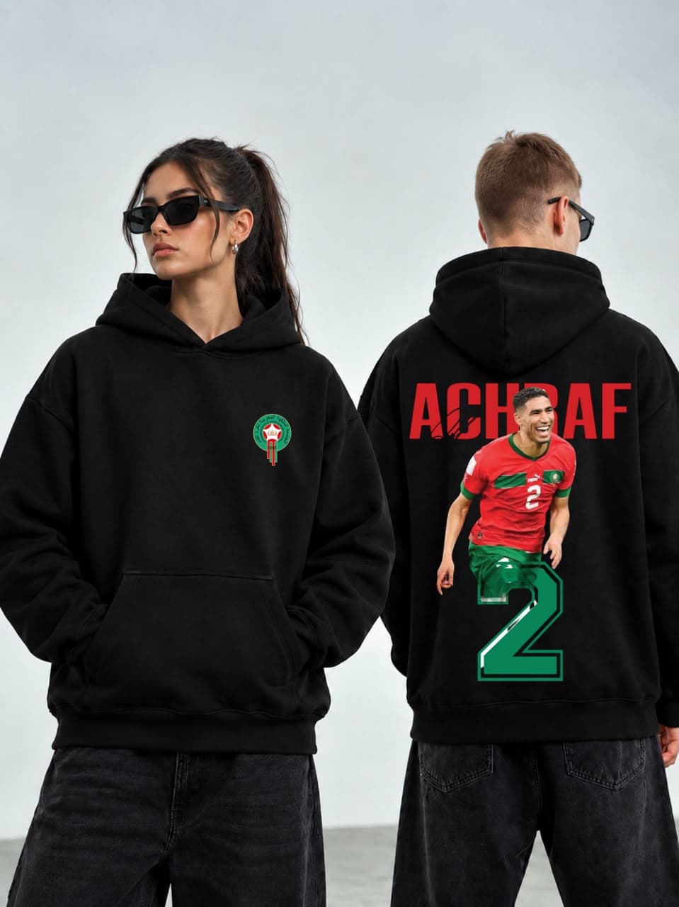 Achraf Hakimi #2 Morocco Hoodie (Special Edition)_MadeInMorocco_1