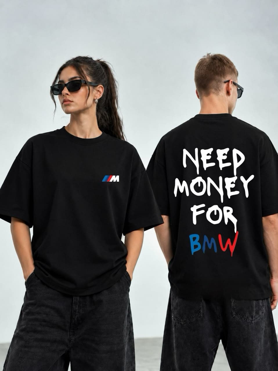تيشرت بي إم دبليو"Need Money For BMW"_MadeInMorocco_1